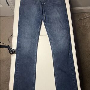 Levi 511 Jeans Mens 34x36 Blue Light Wash Slim Fit Classic Streetwear Denim